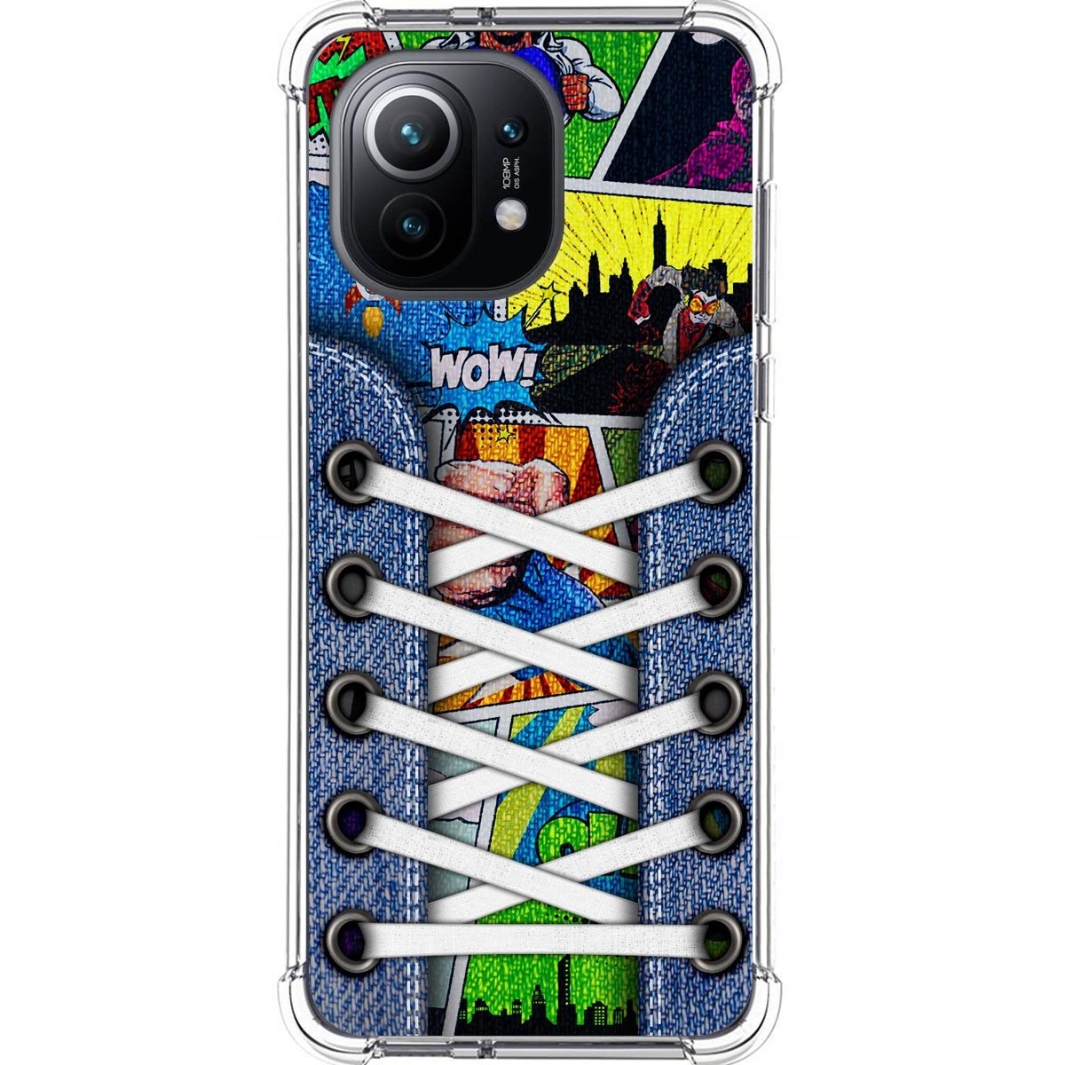 Funda Silicona Antigolpes para Xiaomi Mi 11 5G diseño Zapatillas 14 Dibujos