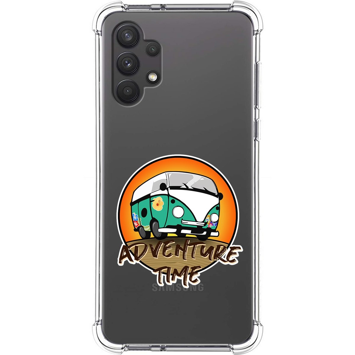 Funda Silicona Antigolpes para Samsung Galaxy A32 4G diseño Adventure Time Dibujos