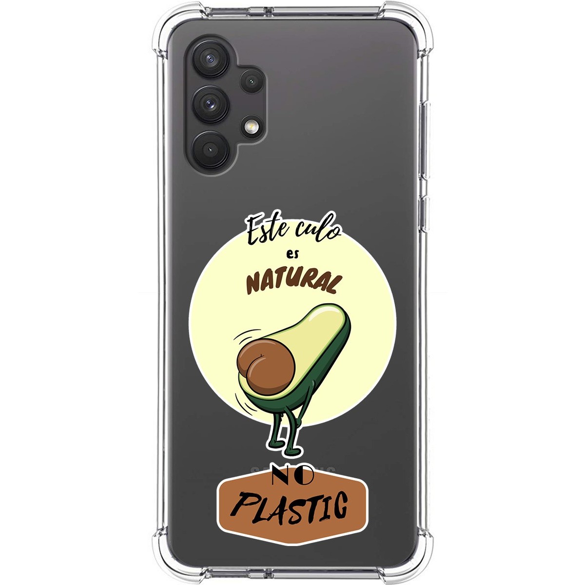 Funda Silicona Antigolpes para Samsung Galaxy A32 4G diseño Culo Natural Dibujos