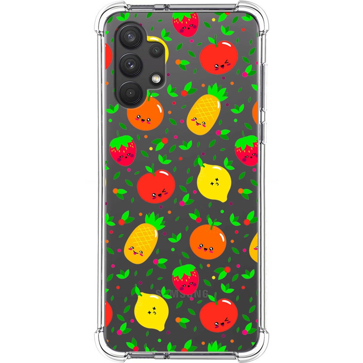 Funda Silicona Antigolpes para Samsung Galaxy A32 4G diseño Frutas 01 Dibujos
