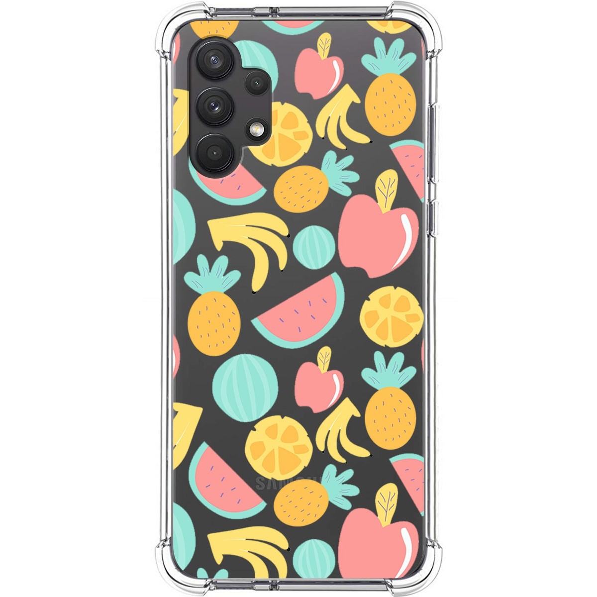 Funda Silicona Antigolpes para Samsung Galaxy A32 4G diseño Frutas 02 Dibujos