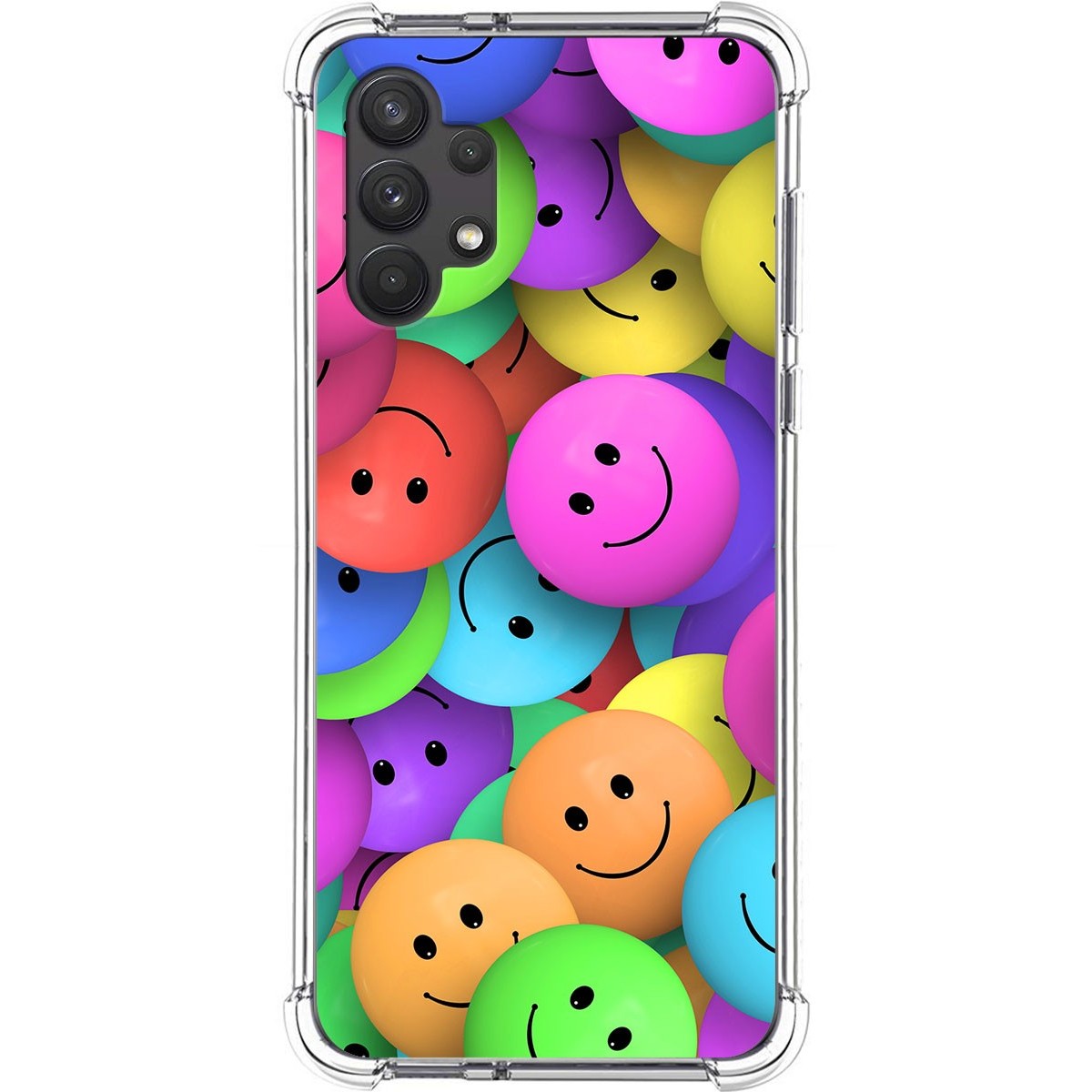 Funda Silicona Antigolpes para Samsung Galaxy A32 4G diseño Smile Dibujos