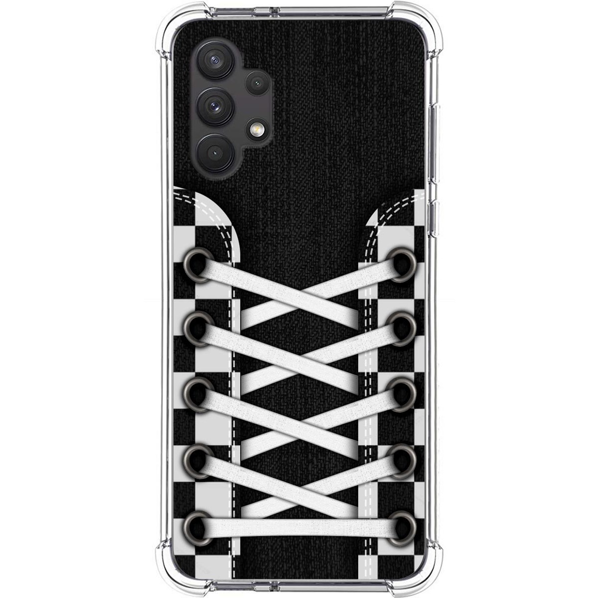 Funda Silicona Antigolpes para Samsung Galaxy A32 4G diseño Zapatillas 03 Dibujos