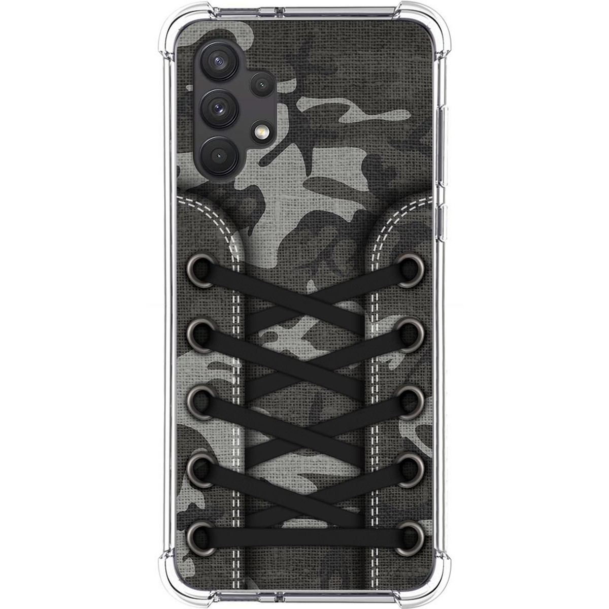 Funda Silicona Antigolpes para Samsung Galaxy A32 4G diseño Zapatillas 15 Dibujos