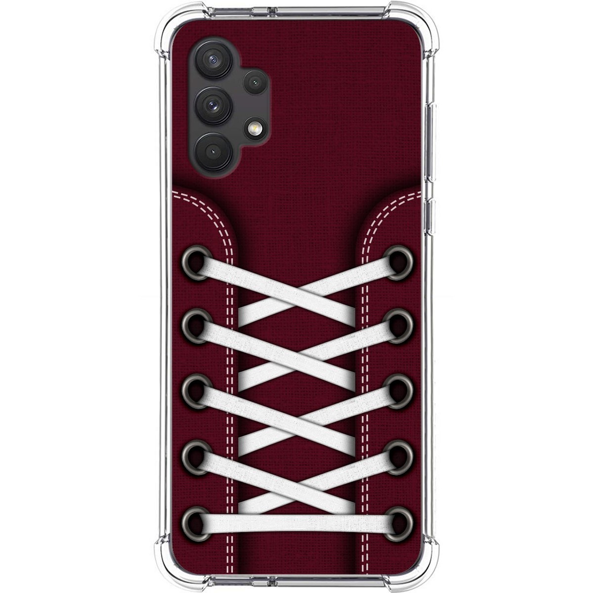 Funda Silicona Antigolpes para Samsung Galaxy A32 4G diseño Zapatillas 17 Dibujos