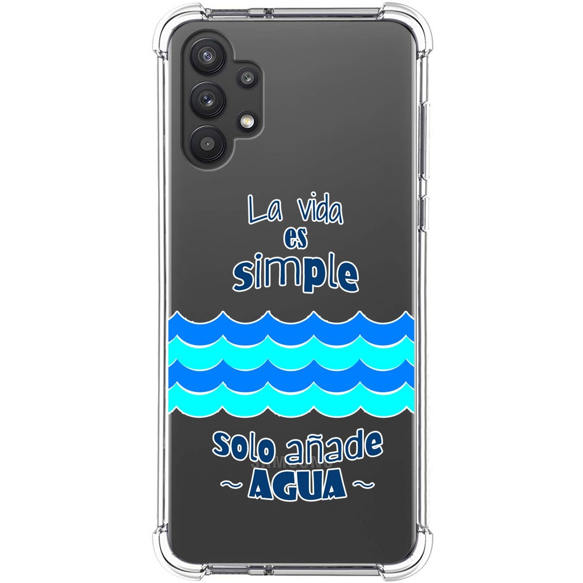 Funda Silicona Antigolpes para Samsung Galaxy A32 5G diseño Agua Dibujos