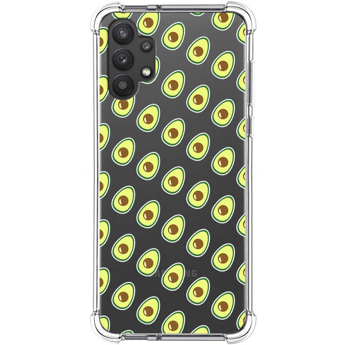 Funda Silicona Antigolpes para Samsung Galaxy A32 5G diseño Aguacate Dibujos