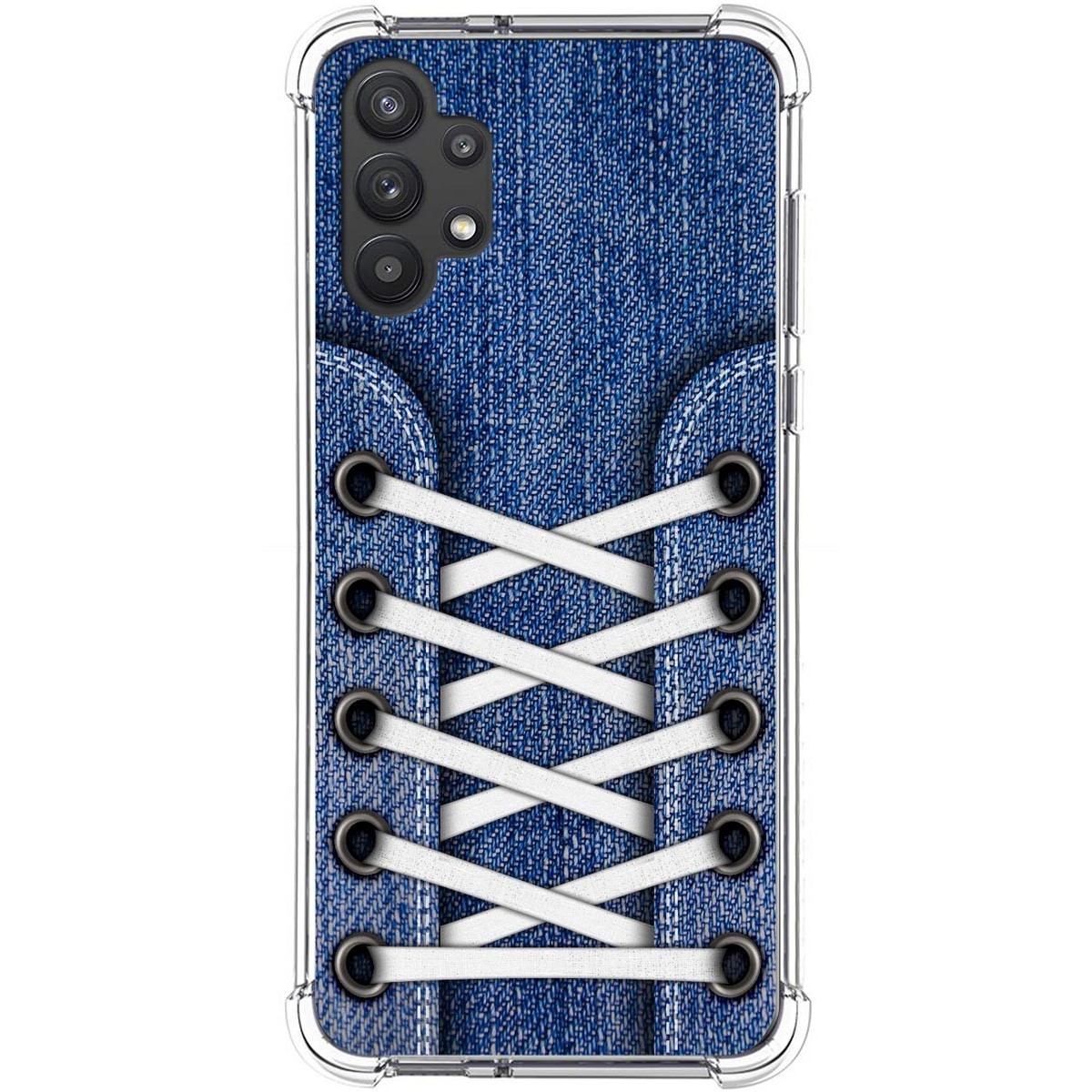 Funda Silicona Antigolpes para Samsung Galaxy A32 5G diseño Zapatillas 01 Dibujos