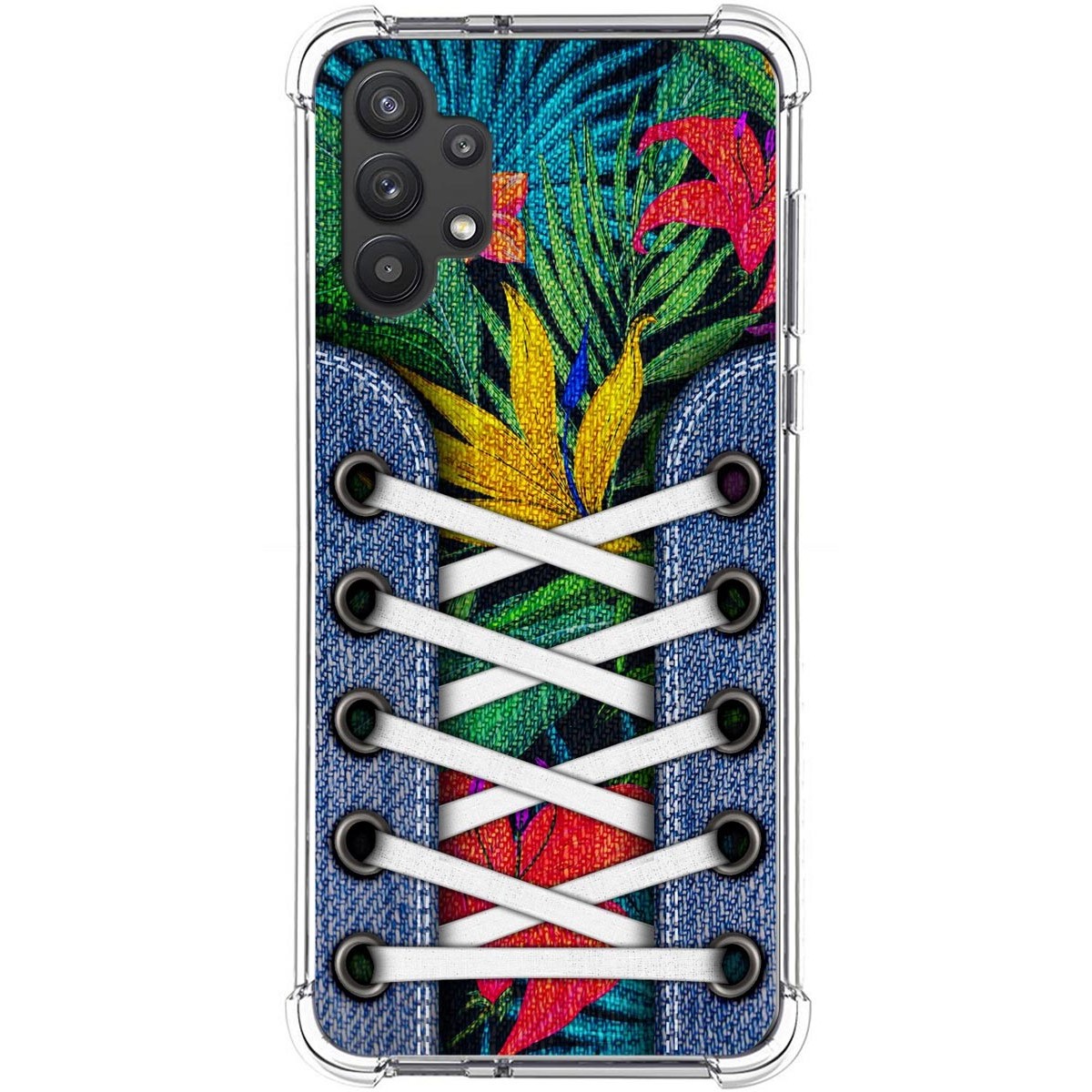 Funda Silicona Antigolpes para Samsung Galaxy A32 5G diseño Zapatillas 12 Dibujos