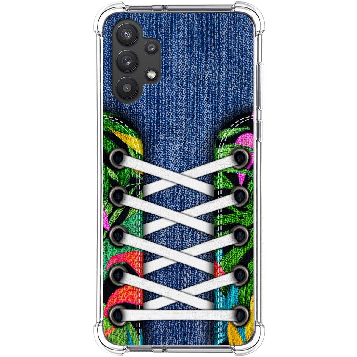 Funda Silicona Antigolpes para Samsung Galaxy A32 5G diseño Zapatillas 13 Dibujos