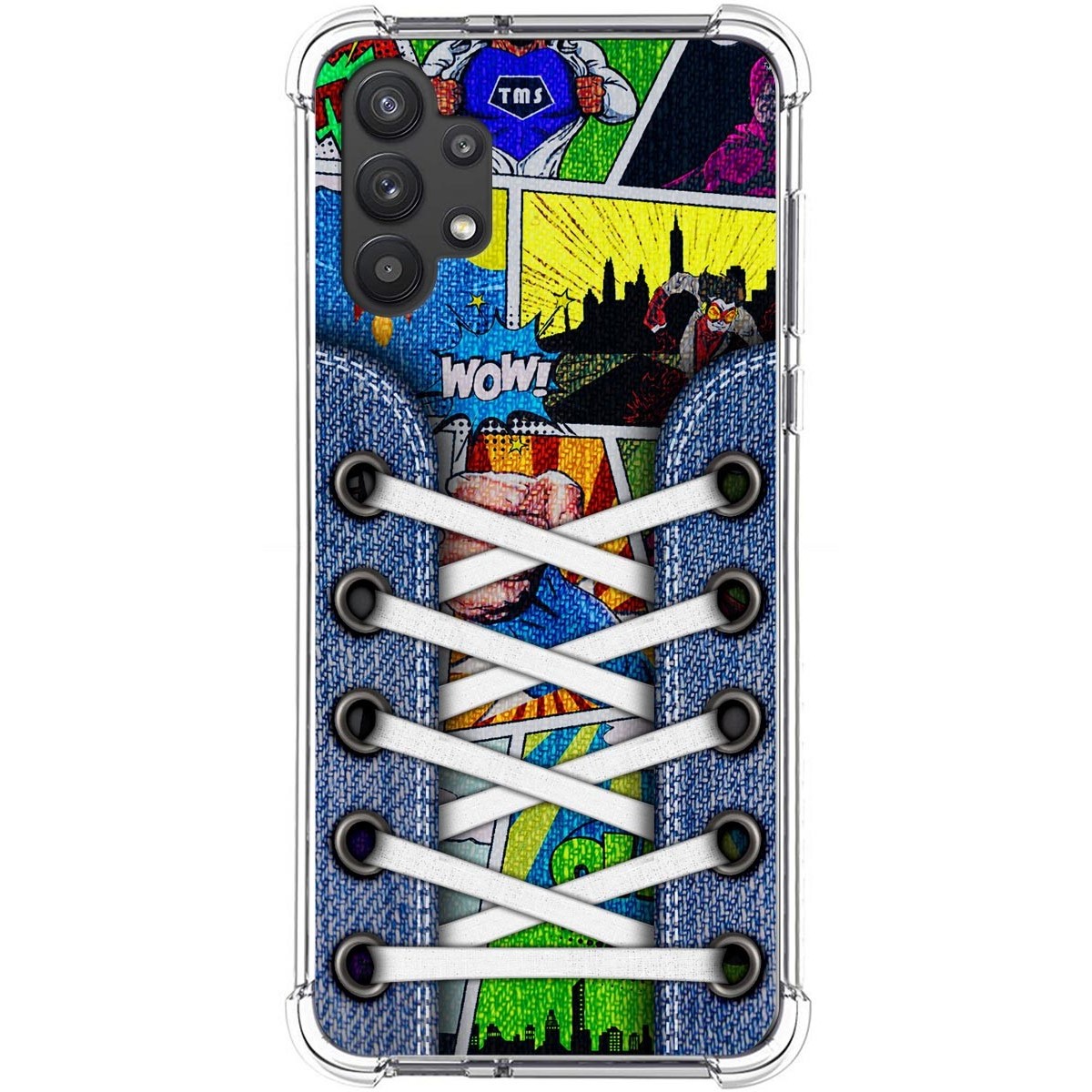 Funda Silicona Antigolpes para Samsung Galaxy A32 5G diseño Zapatillas 14 Dibujos