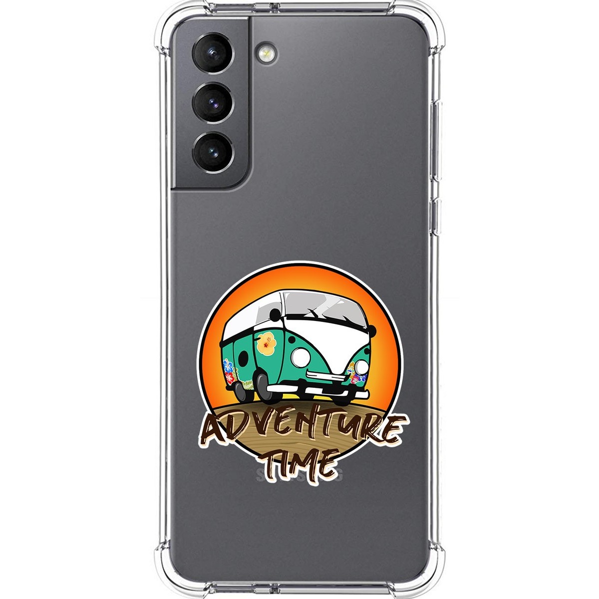 Funda Silicona Antigolpes para Samsung Galaxy S21 5G diseño Adventure Time Dibujos
