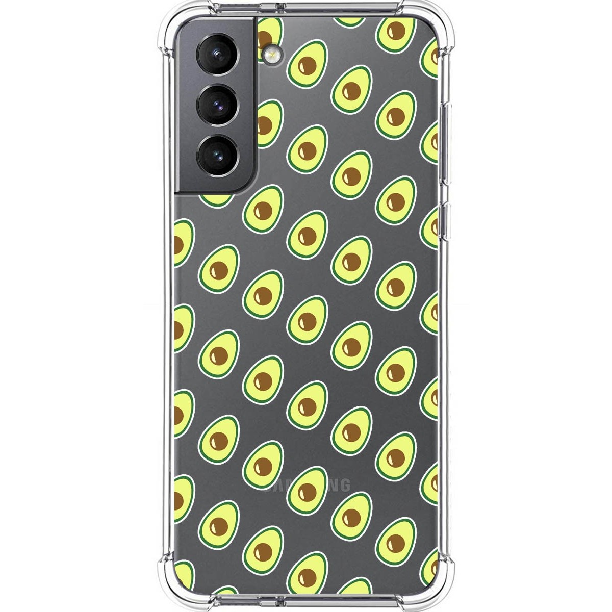 Funda Silicona Antigolpes para Samsung Galaxy S21 5G diseño Aguacate Dibujos