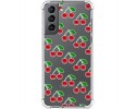 Funda Silicona Antigolpes para Samsung Galaxy S21 5G diseño Cerezas Dibujos