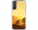Funda Silicona Antigolpes para Samsung Galaxy S21 5G diseño Ciclista Dibujos