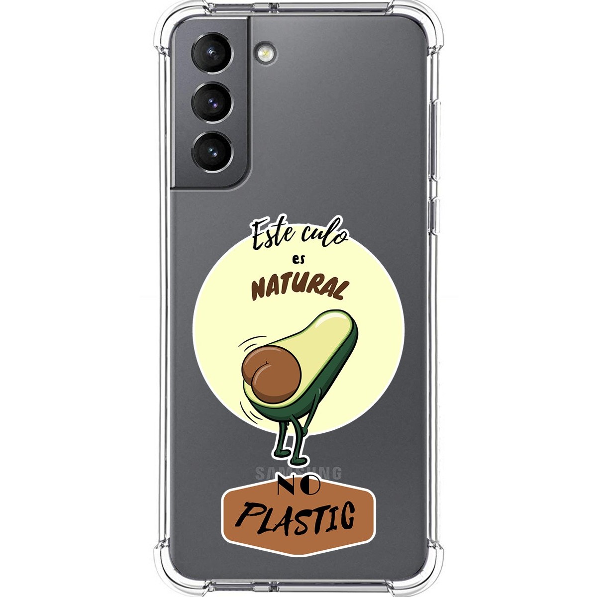 Funda Silicona Antigolpes para Samsung Galaxy S21 5G diseño Culo Natural Dibujos