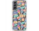 Funda Silicona Antigolpes para Samsung Galaxy S21 5G diseño Dulces 02 Dibujos