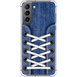 Funda Silicona Antigolpes para Samsung Galaxy S21 5G diseño Zapatillas 01 Dibujos