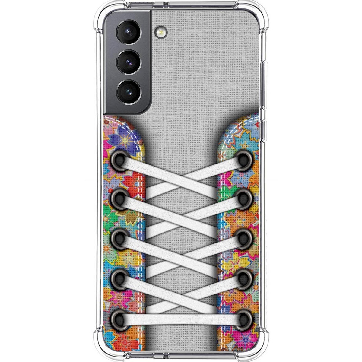 Funda Silicona Antigolpes para Samsung Galaxy S21 5G diseño Zapatillas 04 Dibujos
