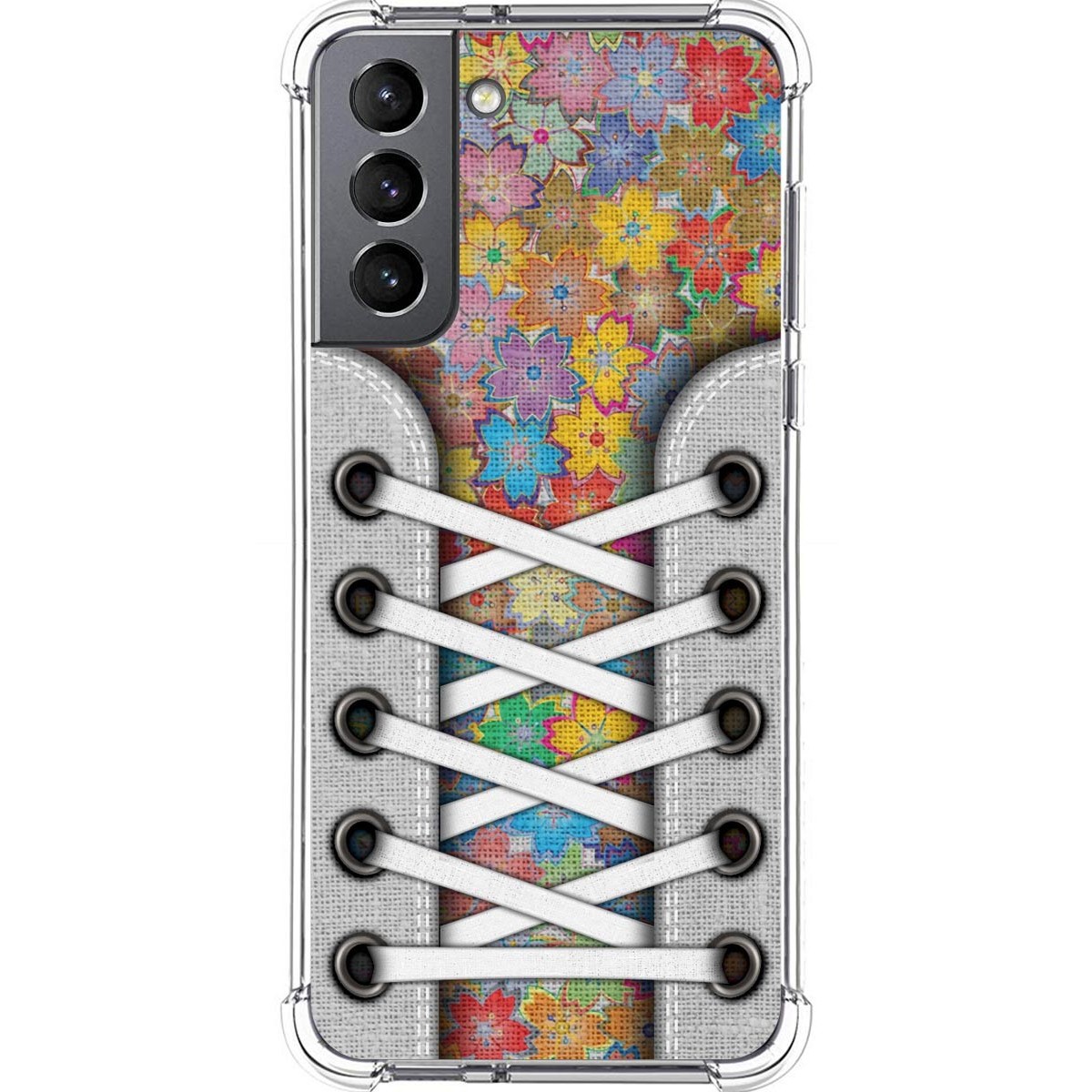 Funda Silicona Antigolpes para Samsung Galaxy S21 5G diseño Zapatillas 05 Dibujos