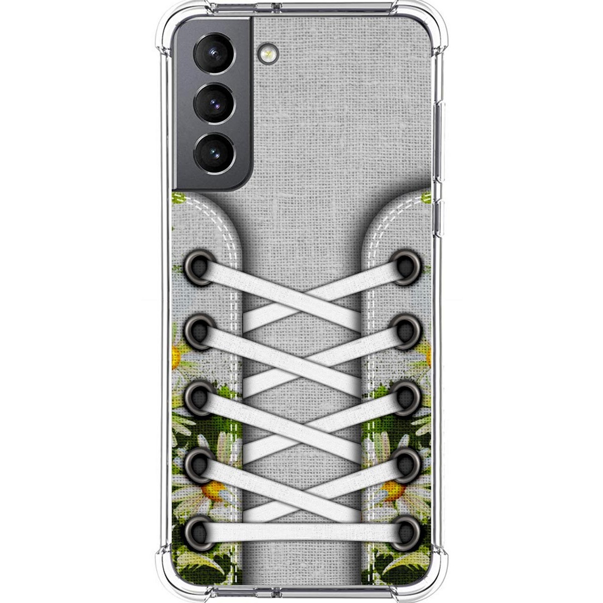 Funda Silicona Antigolpes para Samsung Galaxy S21 5G diseño Zapatillas 08 Dibujos