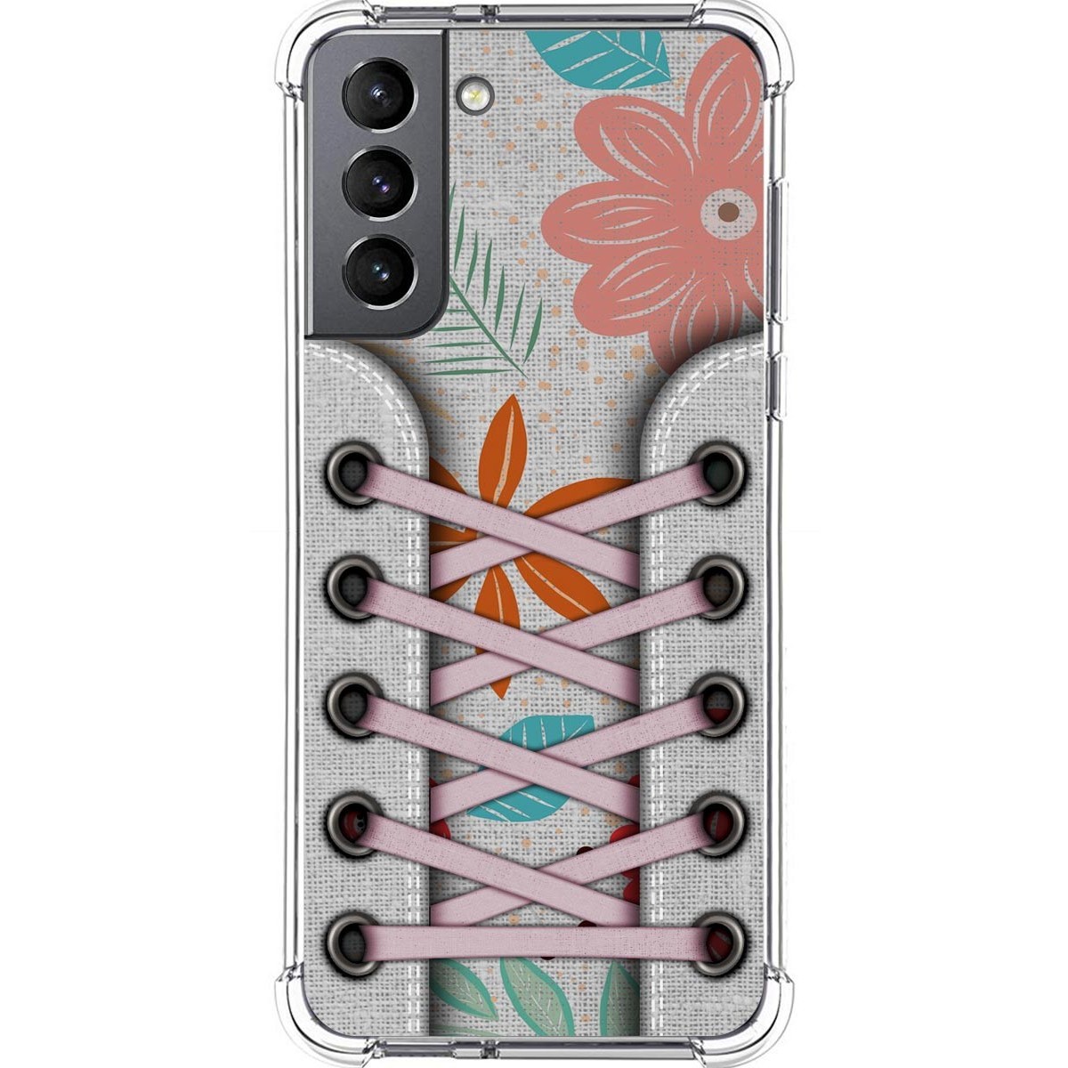 Funda Silicona Antigolpes para Samsung Galaxy S21 5G diseño Zapatillas 09 Dibujos