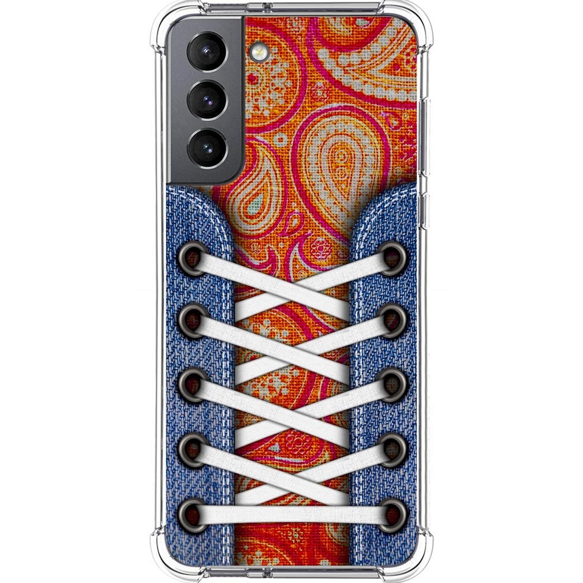 Funda Silicona Antigolpes para Samsung Galaxy S21 5G diseño Zapatillas 10 Dibujos