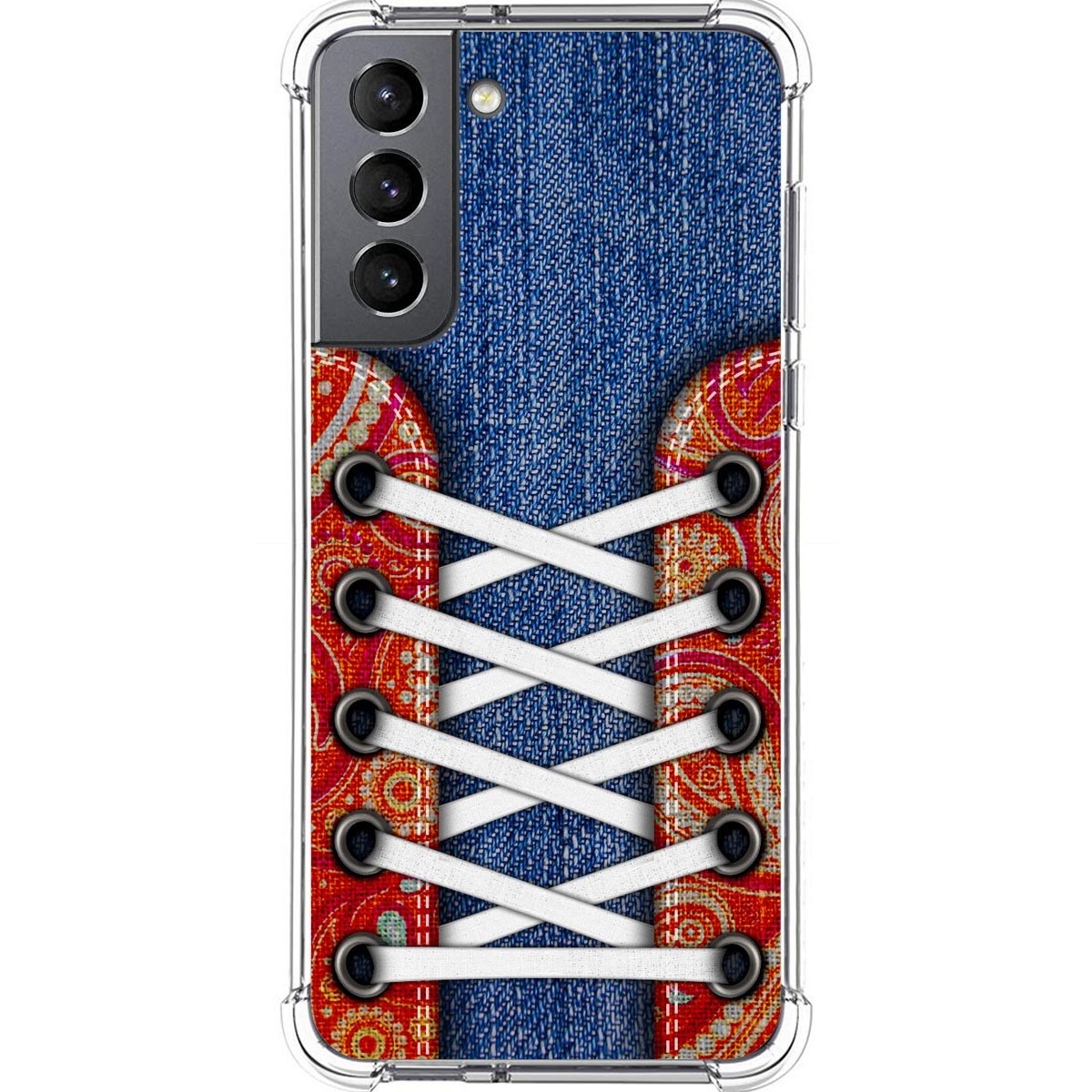 Funda Silicona Antigolpes para Samsung Galaxy S21 5G diseño Zapatillas 11 Dibujos