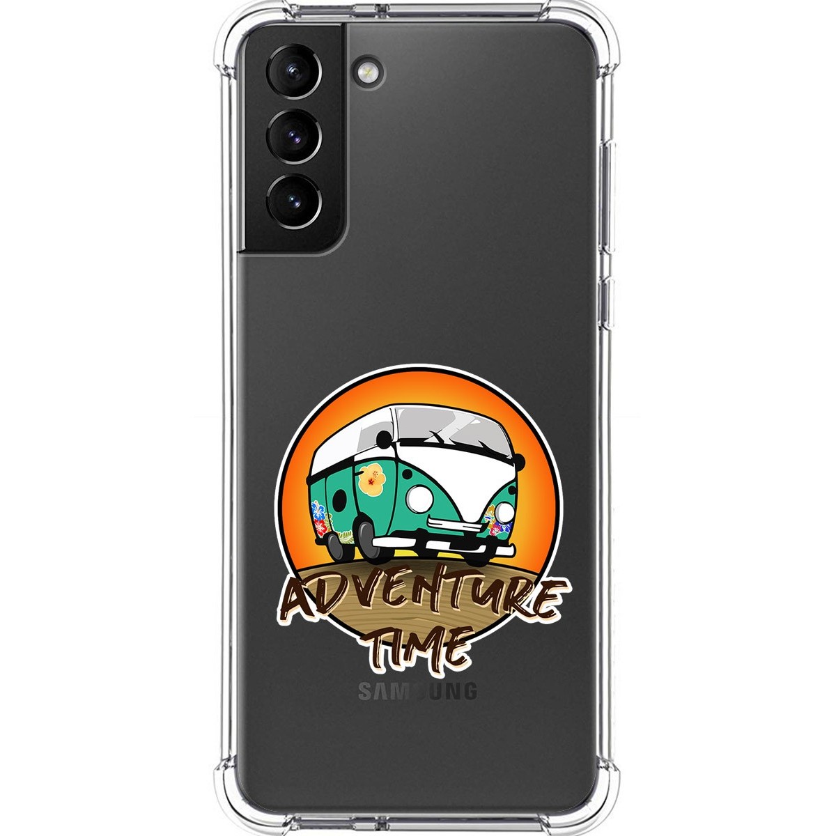 Funda Silicona Antigolpes para Samsung Galaxy S21+ Plus 5G diseño Adventure Time Dibujos