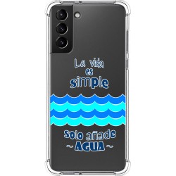 Funda Silicona Antigolpes para Samsung Galaxy S21+ Plus 5G diseño Agua Dibujos
