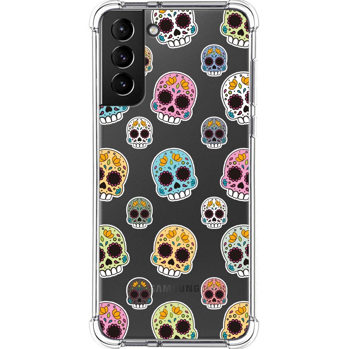 Funda Silicona Antigolpes para Samsung Galaxy S21+ Plus 5G diseño Catrina Dibujos