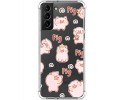 Funda Silicona Antigolpes para Samsung Galaxy S21+ Plus 5G diseño Cerdos Dibujos