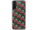 Funda Silicona Antigolpes para Samsung Galaxy S21+ Plus 5G diseño Cerezas Dibujos
