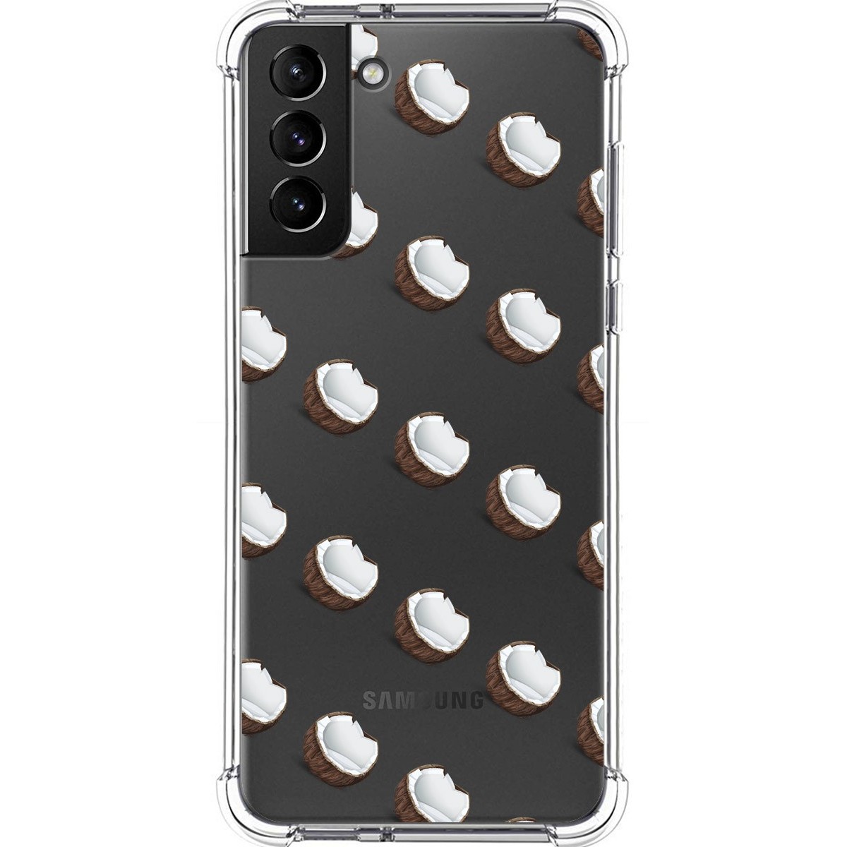 Funda Silicona Antigolpes para Samsung Galaxy S21+ Plus 5G diseño Cocos Dibujos
