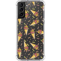 Funda Silicona Antigolpes para Samsung Galaxy S21+ Plus 5G diseño Helados Dibujos