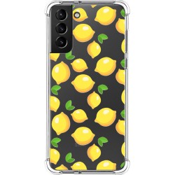 Funda Silicona Antigolpes para Samsung Galaxy S21+ Plus 5G diseño Limones Dibujos
