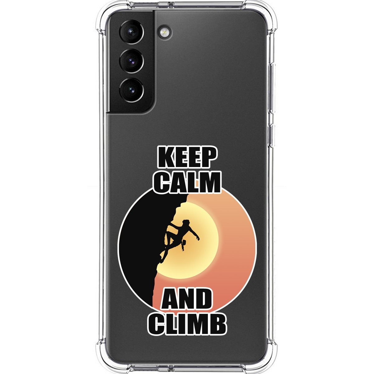 Funda Silicona Antigolpes para Samsung Galaxy S21+ Plus 5G diseño Mujer Escalada Dibujos
