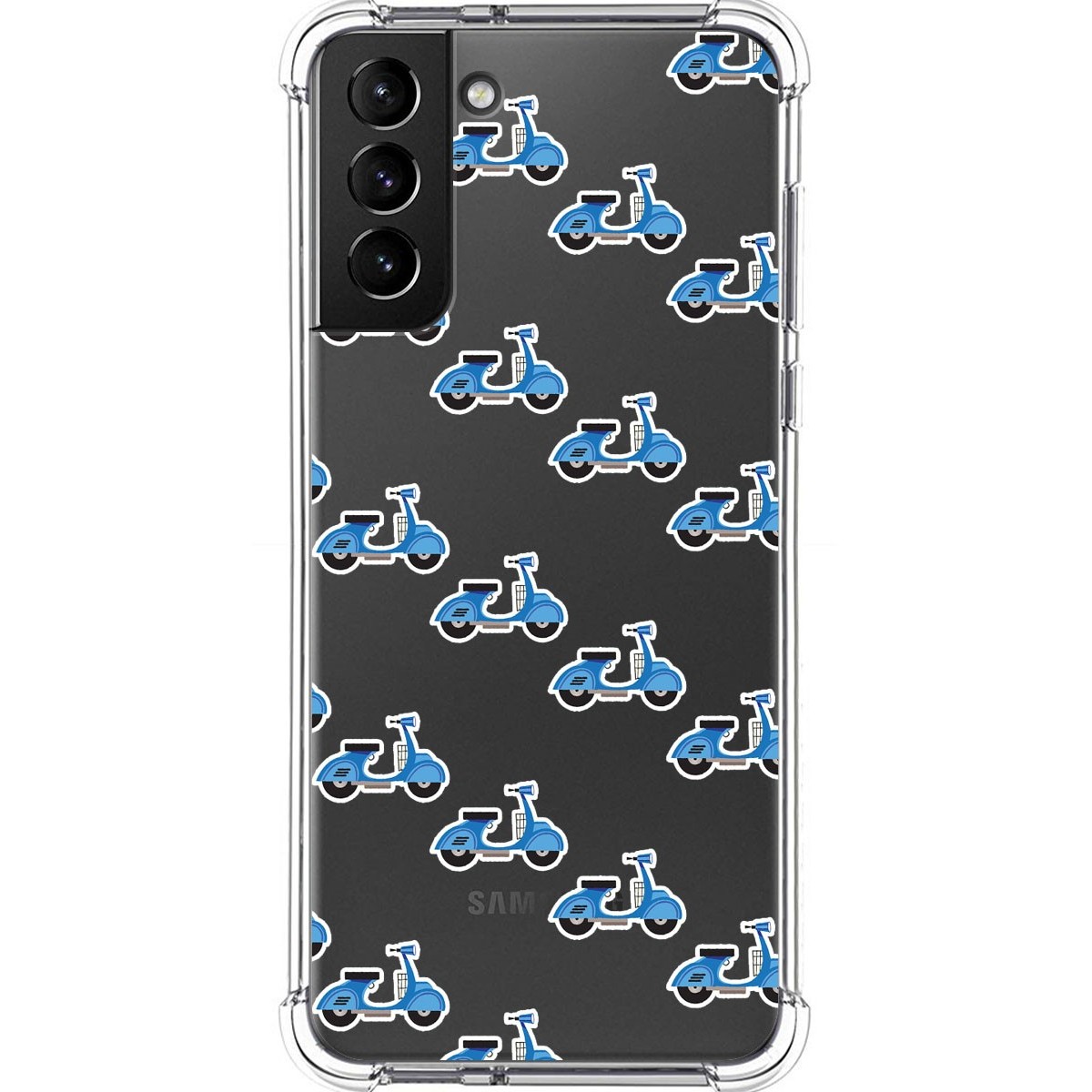 Funda Silicona Antigolpes para Samsung Galaxy S21+ Plus 5G diseño Scooter Dibujos