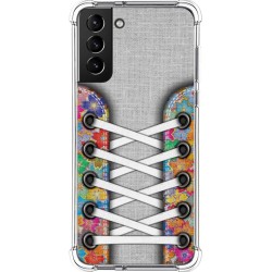 Funda Silicona Antigolpes para Samsung Galaxy S21+ Plus 5G diseño Zapatillas 04 Dibujos