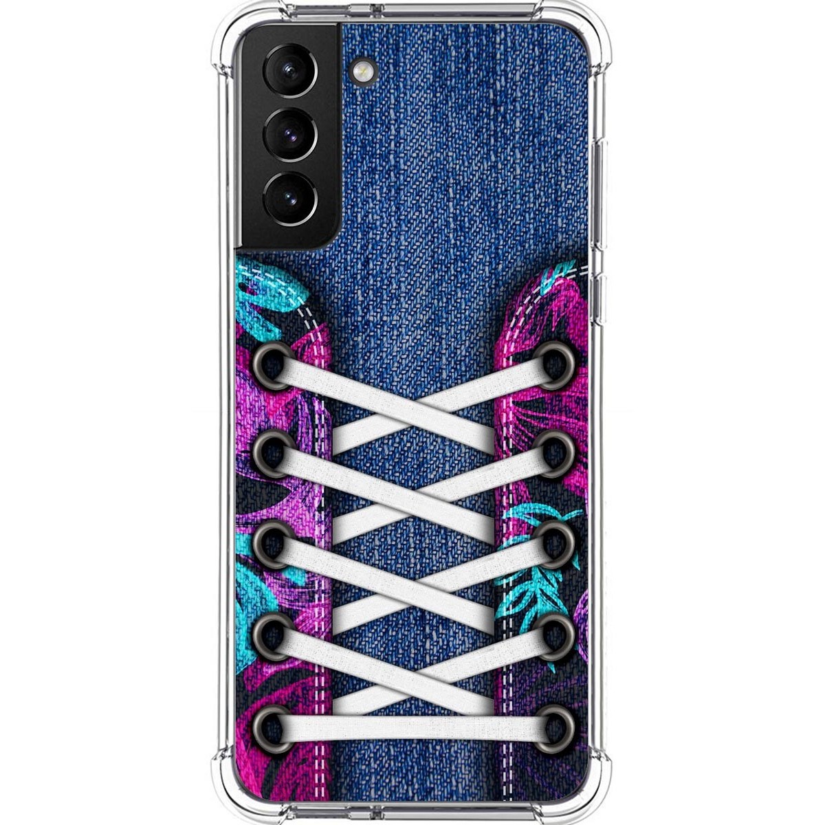 Funda Silicona Antigolpes para Samsung Galaxy S21+ Plus 5G diseño Zapatillas 06 Dibujos