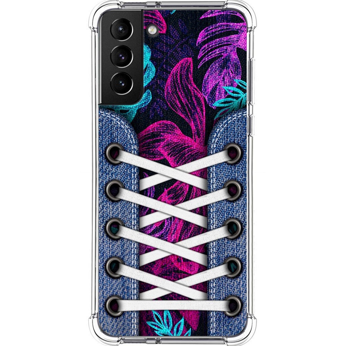 Funda Silicona Antigolpes para Samsung Galaxy S21+ Plus 5G diseño Zapatillas 07 Dibujos