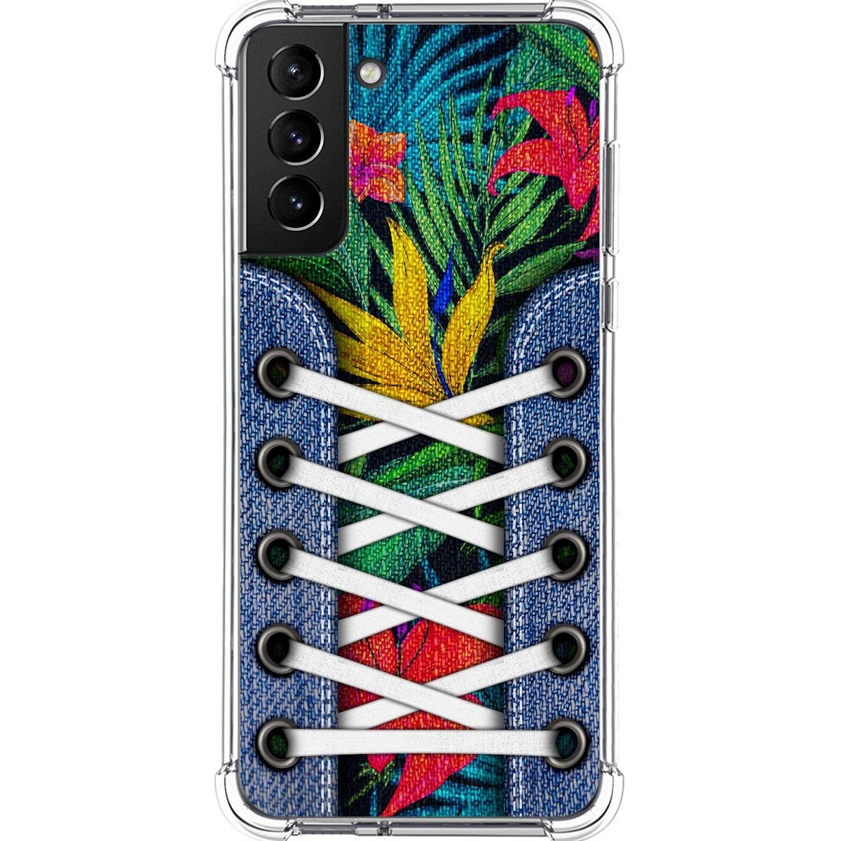Funda Silicona Antigolpes para Samsung Galaxy S21+ Plus 5G diseño Zapatillas 12 Dibujos