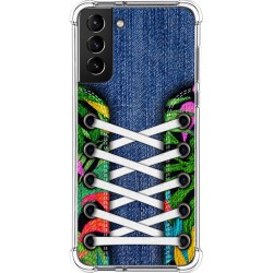 Funda Silicona Antigolpes para Samsung Galaxy S21+ Plus 5G diseño Zapatillas 13 Dibujos