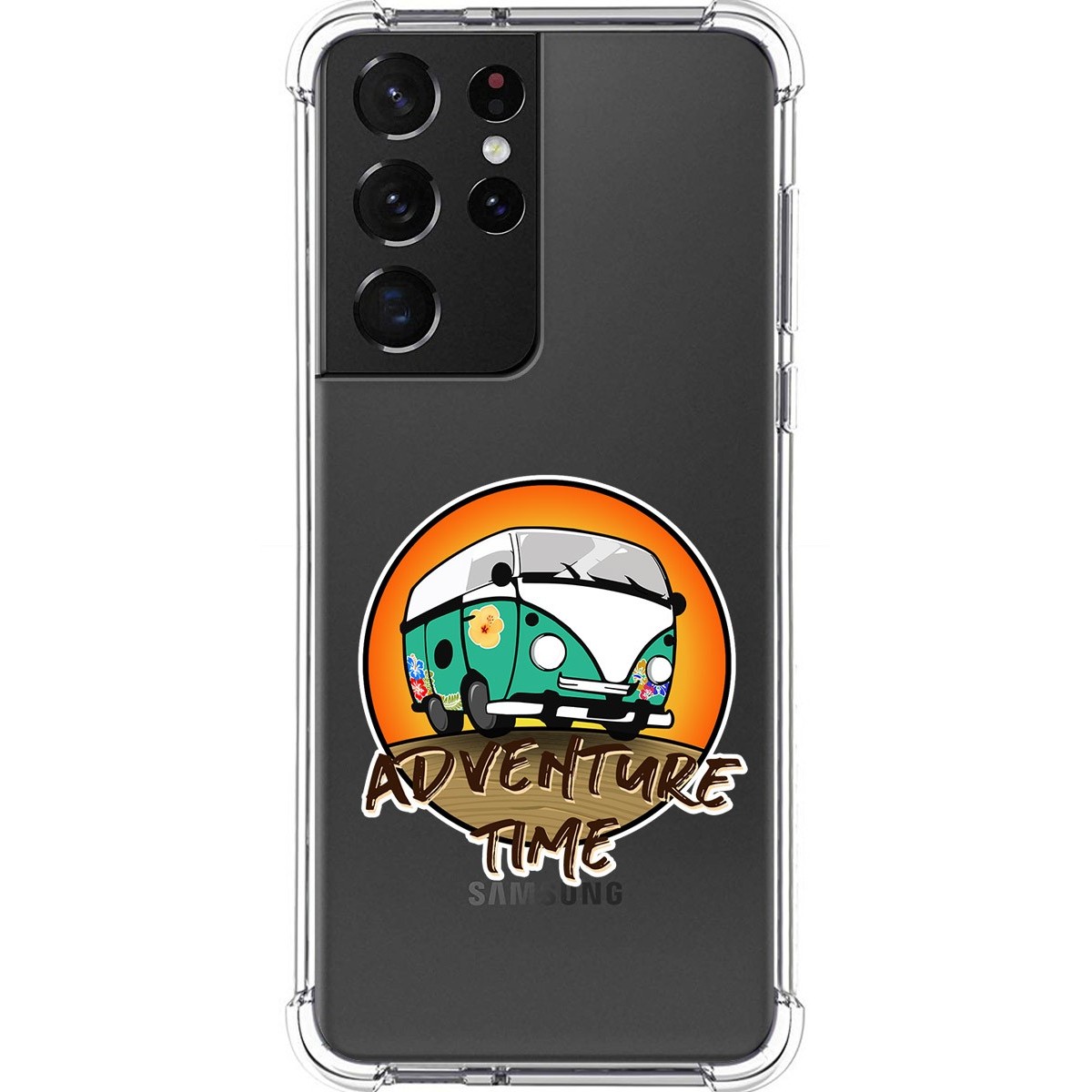 Funda Silicona Antigolpes para Samsung Galaxy S21 Ultra 5G diseño Adventure Time Dibujos