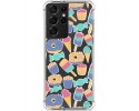 Funda Silicona Antigolpes para Samsung Galaxy S21 Ultra 5G diseño Dulces 02 Dibujos