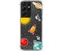 Funda Silicona Antigolpes para Samsung Galaxy S21 Ultra 5G diseño Espacio Dibujos