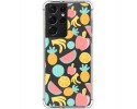 Funda Silicona Antigolpes para Samsung Galaxy S21 Ultra 5G diseño Frutas 02 Dibujos