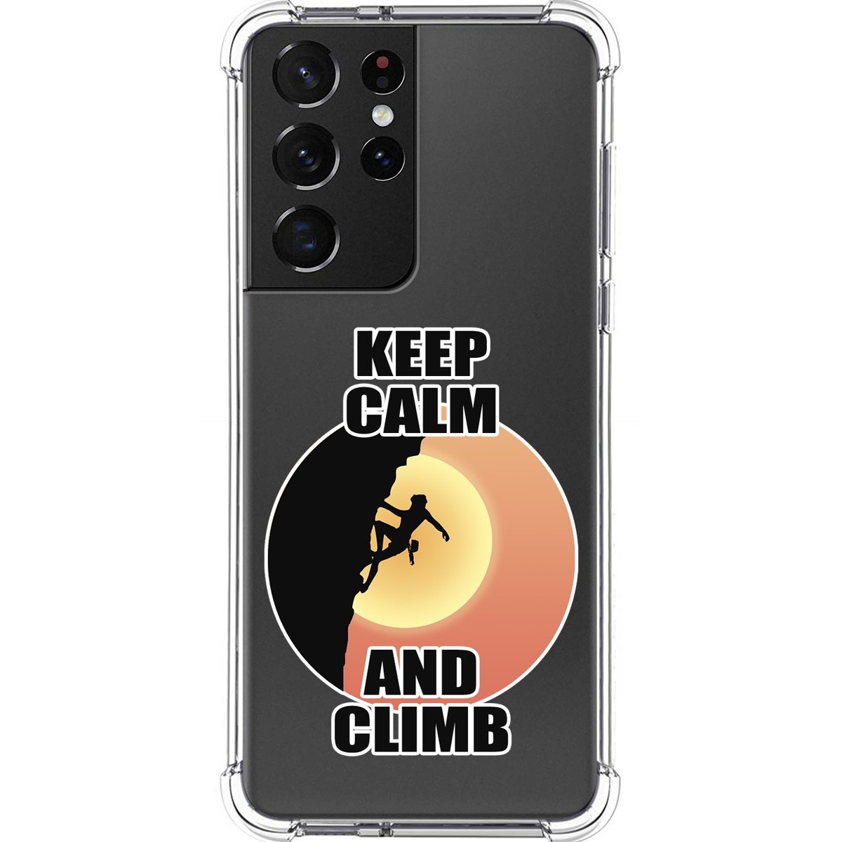 Funda Silicona Antigolpes para Samsung Galaxy S21 Ultra 5G diseño Mujer Escalada Dibujos