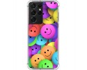 Funda Silicona Antigolpes para Samsung Galaxy S21 Ultra 5G diseño Smile Dibujos
