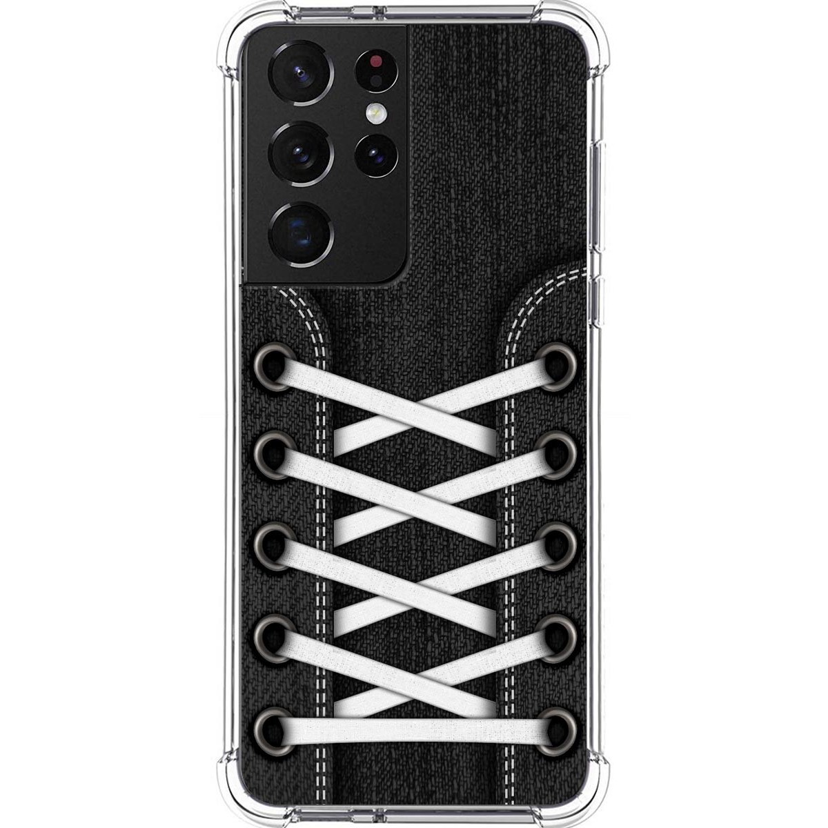 Funda Silicona Antigolpes para Samsung Galaxy S21 Ultra 5G diseño Zapatillas 02 Dibujos